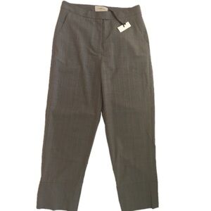Yune Ho Pants Pinstripe Wide Leg Crop Trouser Pant Menswear Inspired NWT